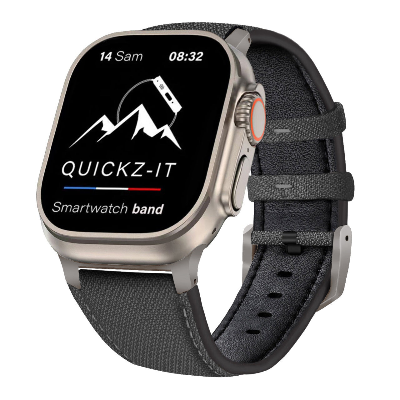 Crossgrain | Bracelet Cuir & Nylon