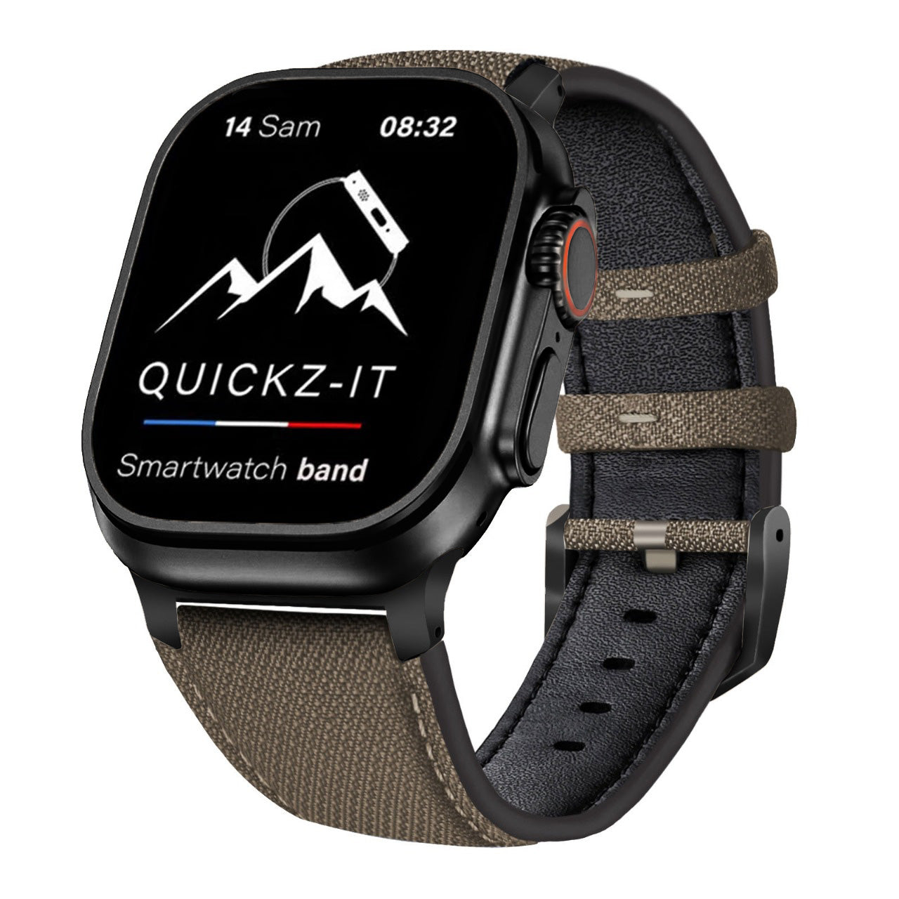 Crossgrain | Bracelet Cuir & Nylon