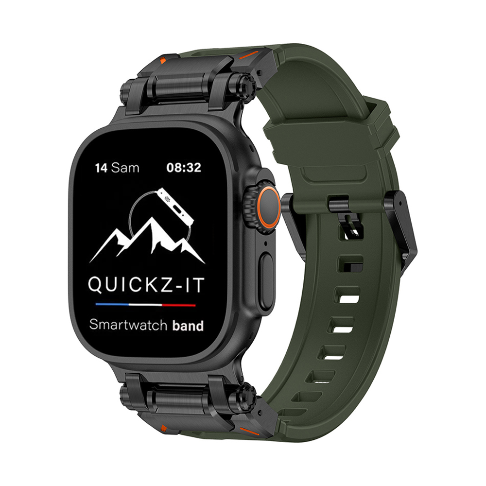 Aegis | Bracelet Silicone & Titane