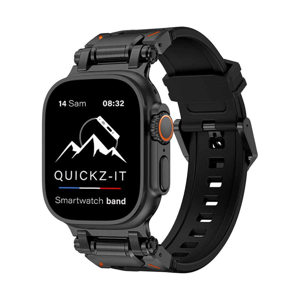 Aegis | Bracelet Silicone & Titane