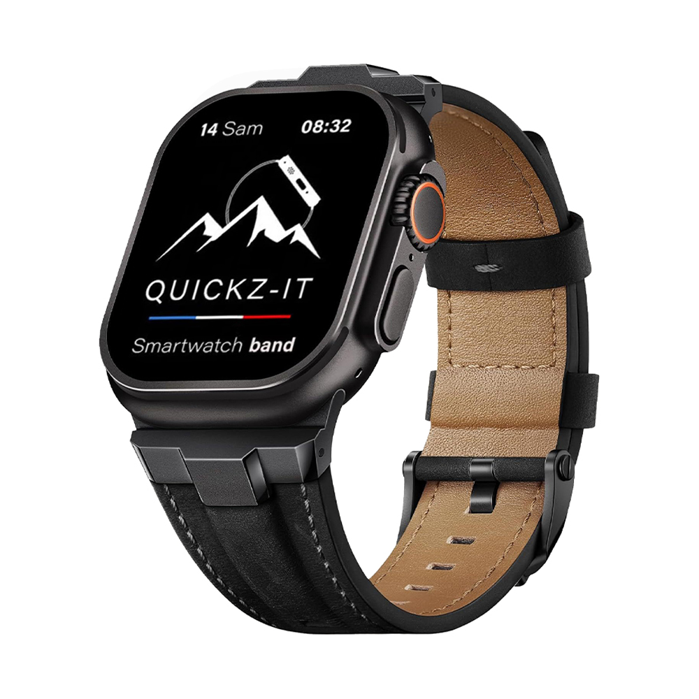 Legend | Bracelet Cuir & Titane