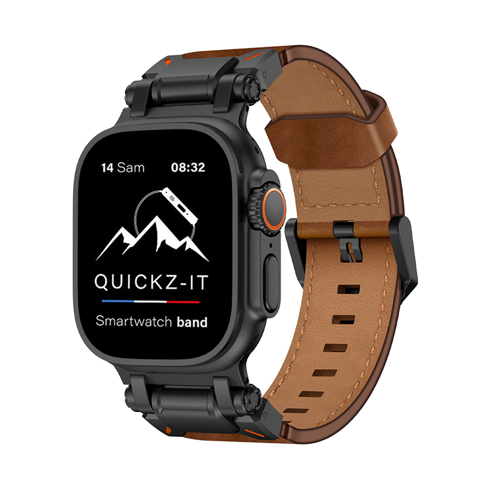 Eternel | Bracelet Cuir & Titane