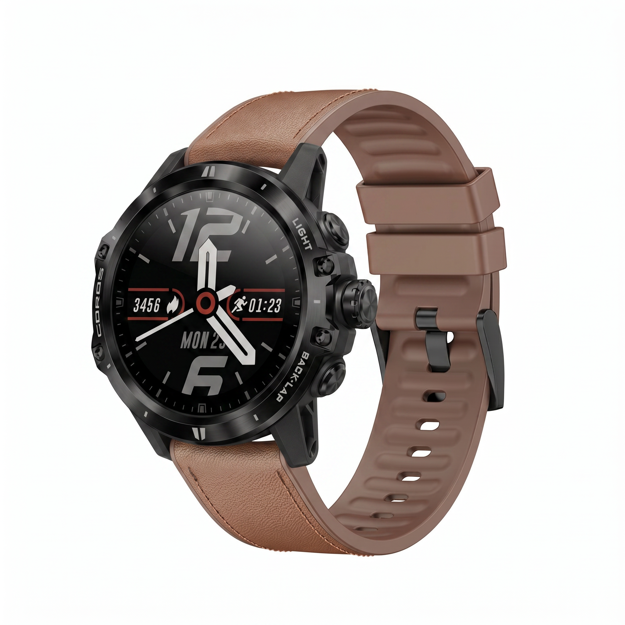 Bracelet Coros | Quick-Fit 22mm (Cuir hybride)