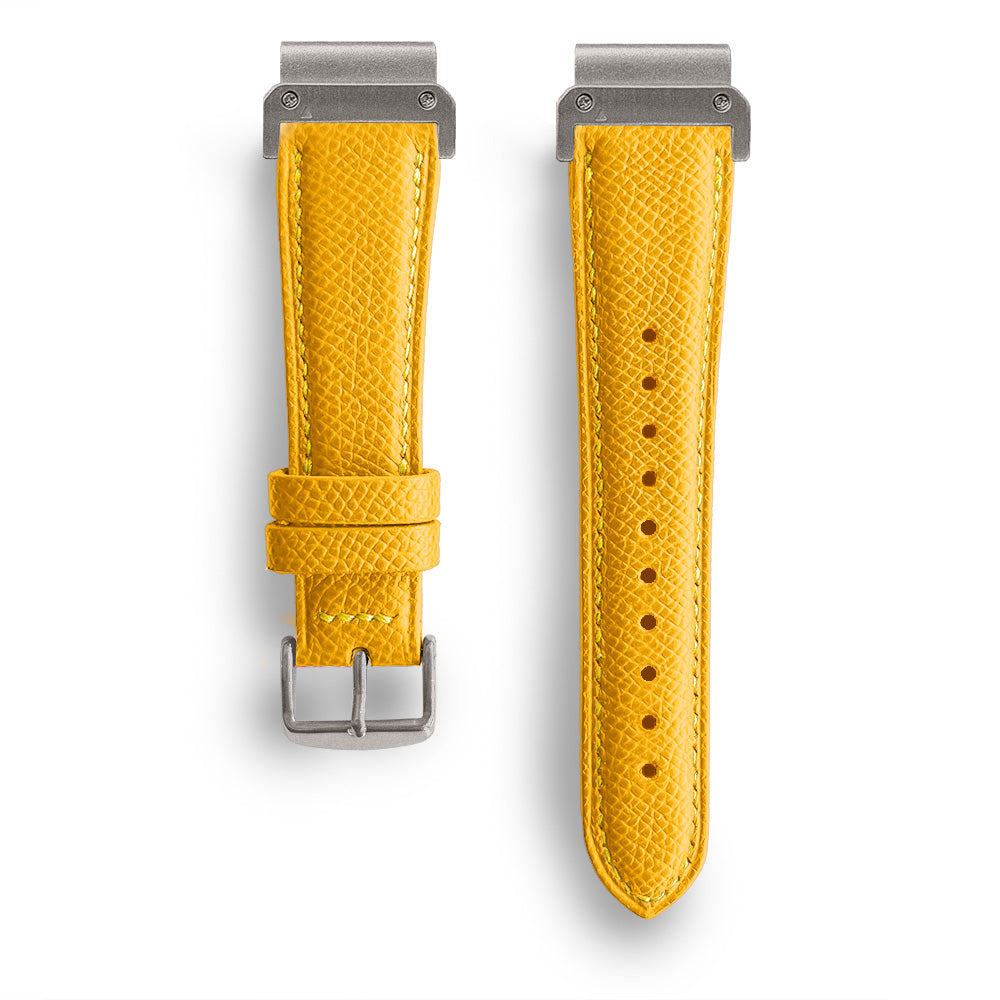 Le Chromatique | Bracelet Cuir véritable grainé (26mm)