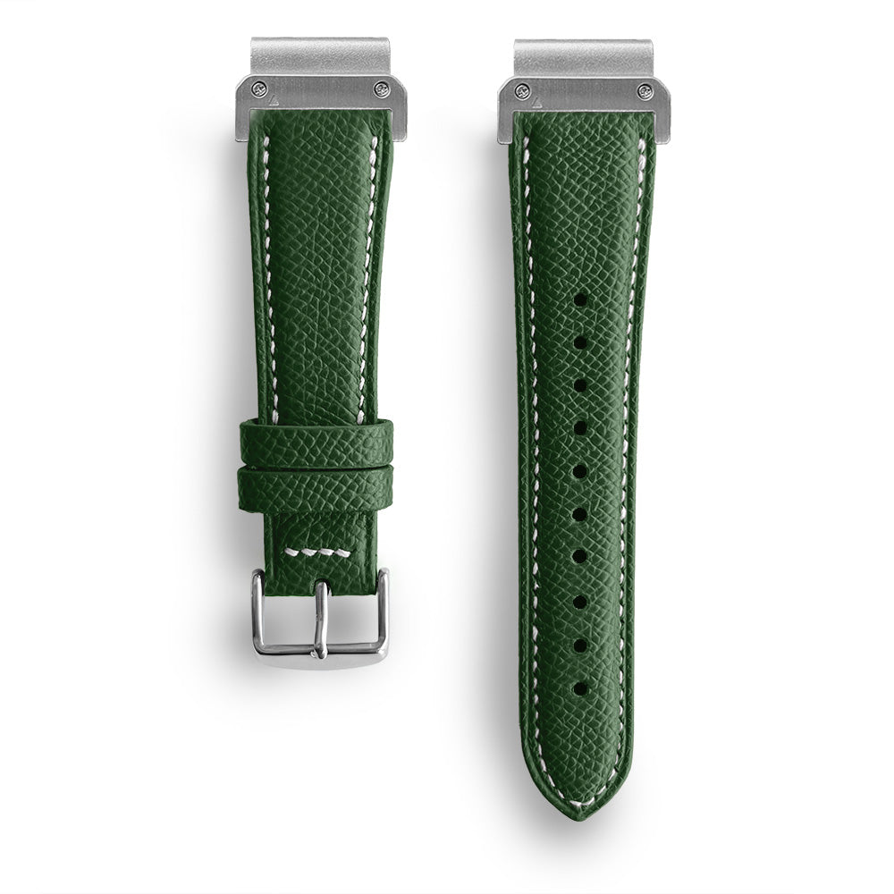Le Chromatique | Bracelet Cuir véritable grainé (22mm)