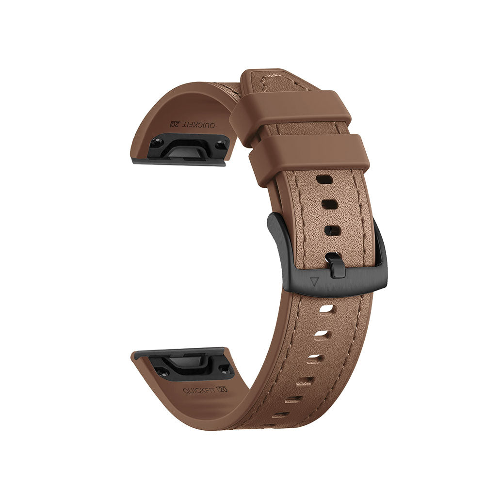 Bracelet Quick-Fit | 20mm (Cuir hybride) - 4 couleurs