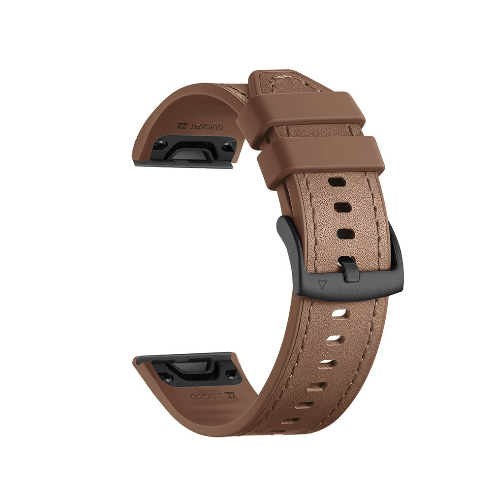 Bracelet Coros | Quick-Fit 22mm (Cuir hybride)