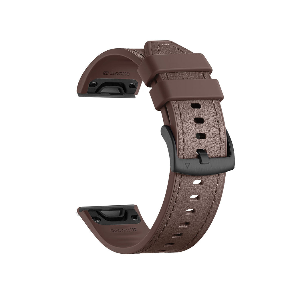Bracelet Coros | Quick-Fit 22mm (Cuir hybride)