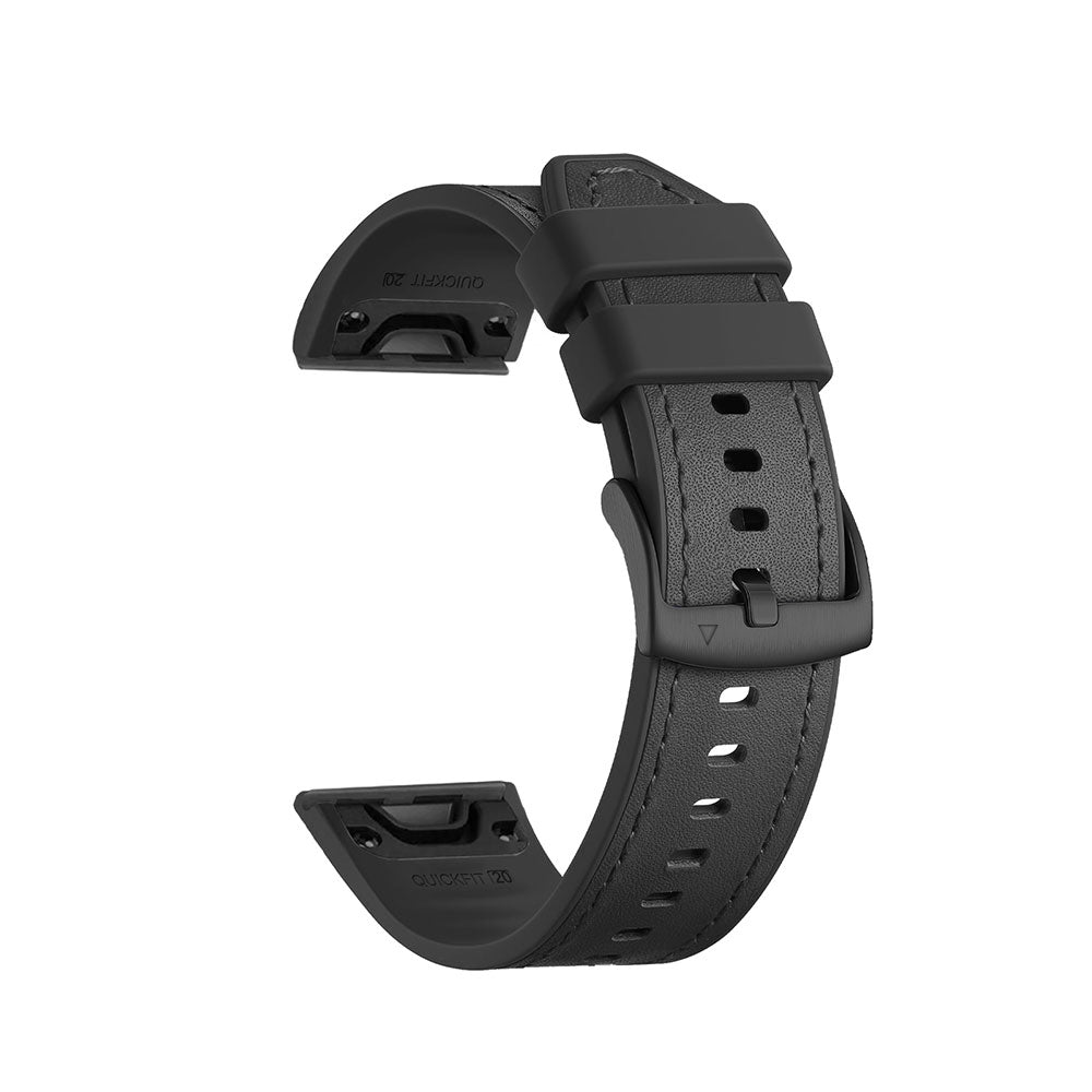 Bracelet Quick-Fit | 20mm (Cuir hybride) - 4 couleurs