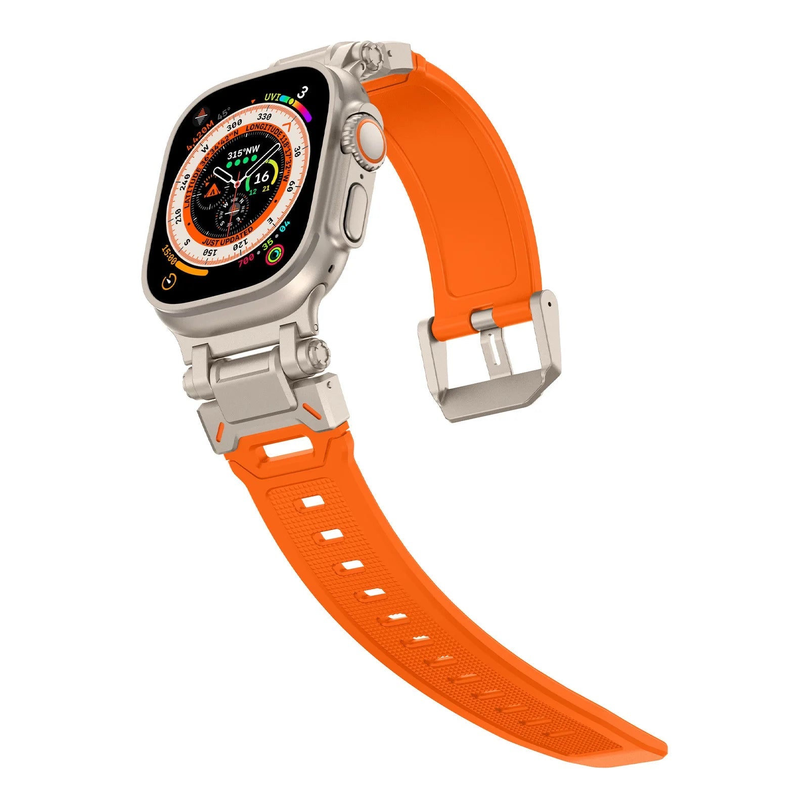Aegis | Bracelet Silicone & Titane - quickz - it
