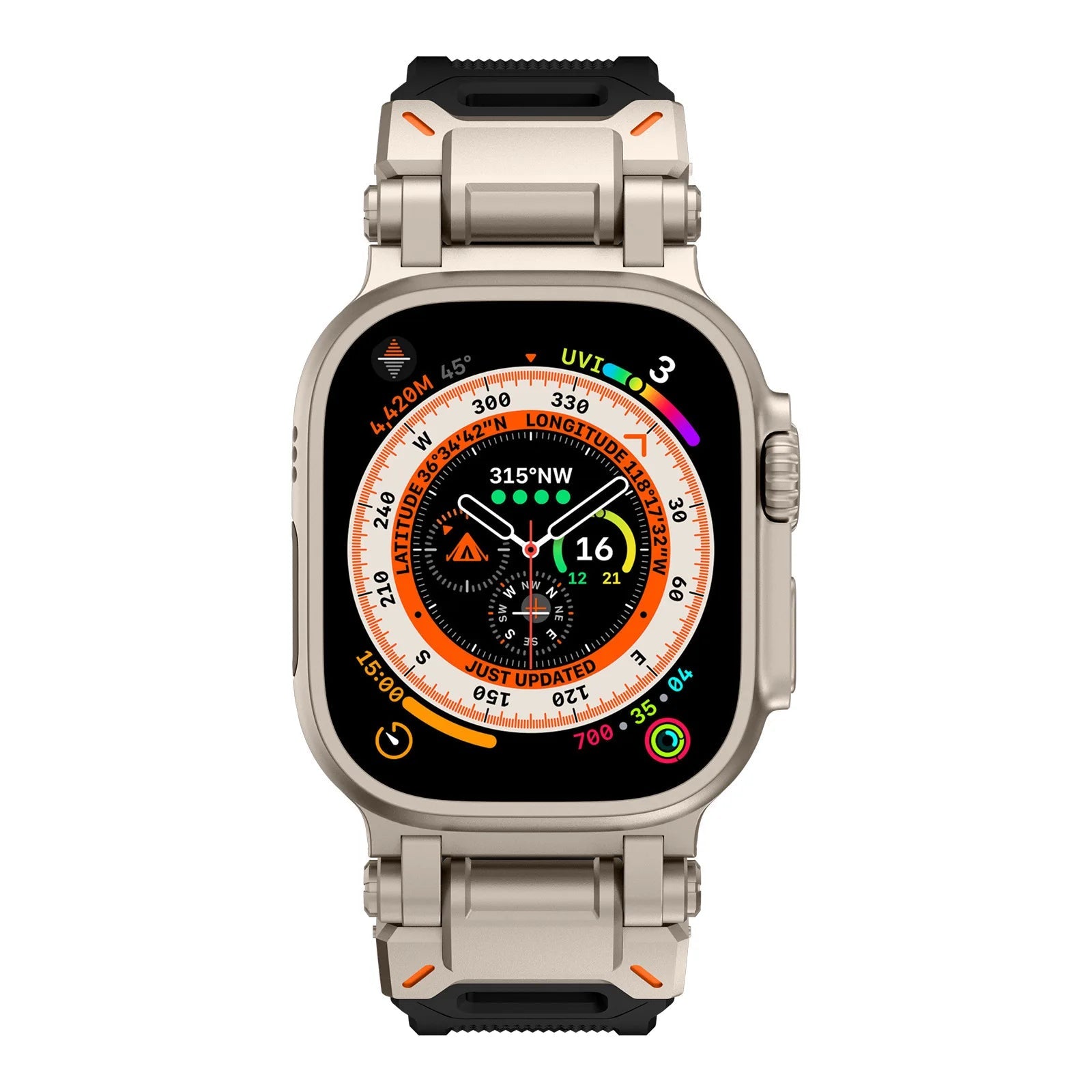 Aegis | Bracelet Silicone & Titane - quickz - it