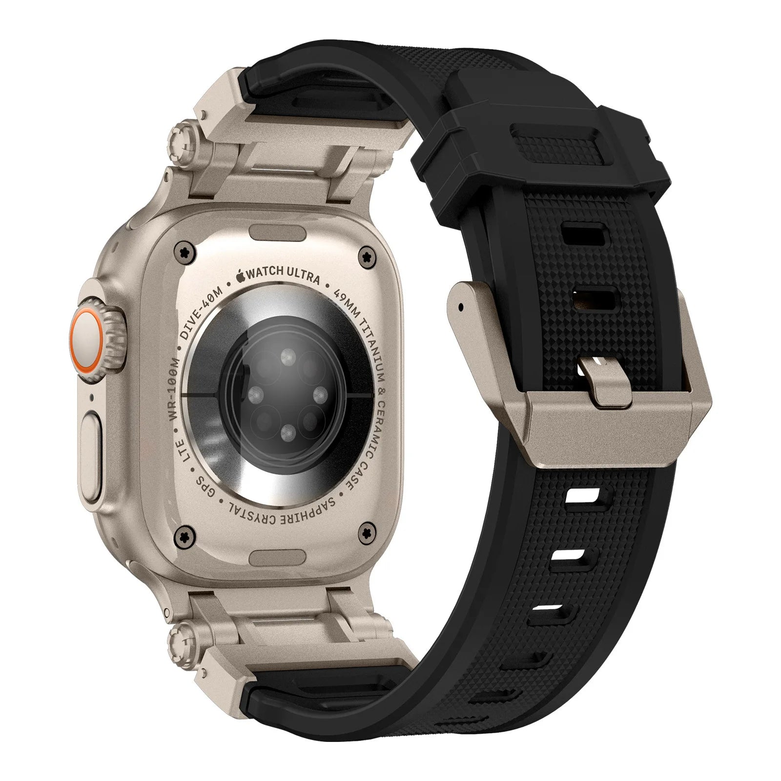 Aegis | Bracelet Silicone & Titane - quickz - it