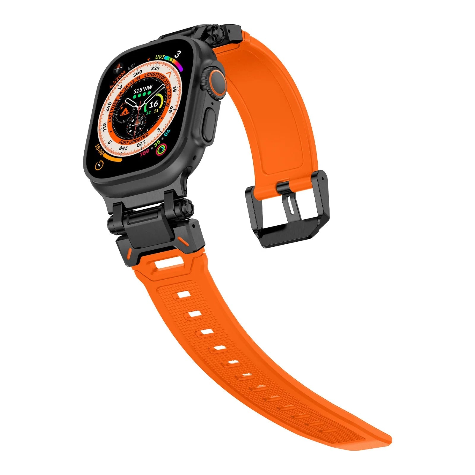 Aegis | Bracelet Silicone & Titane - quickz - it