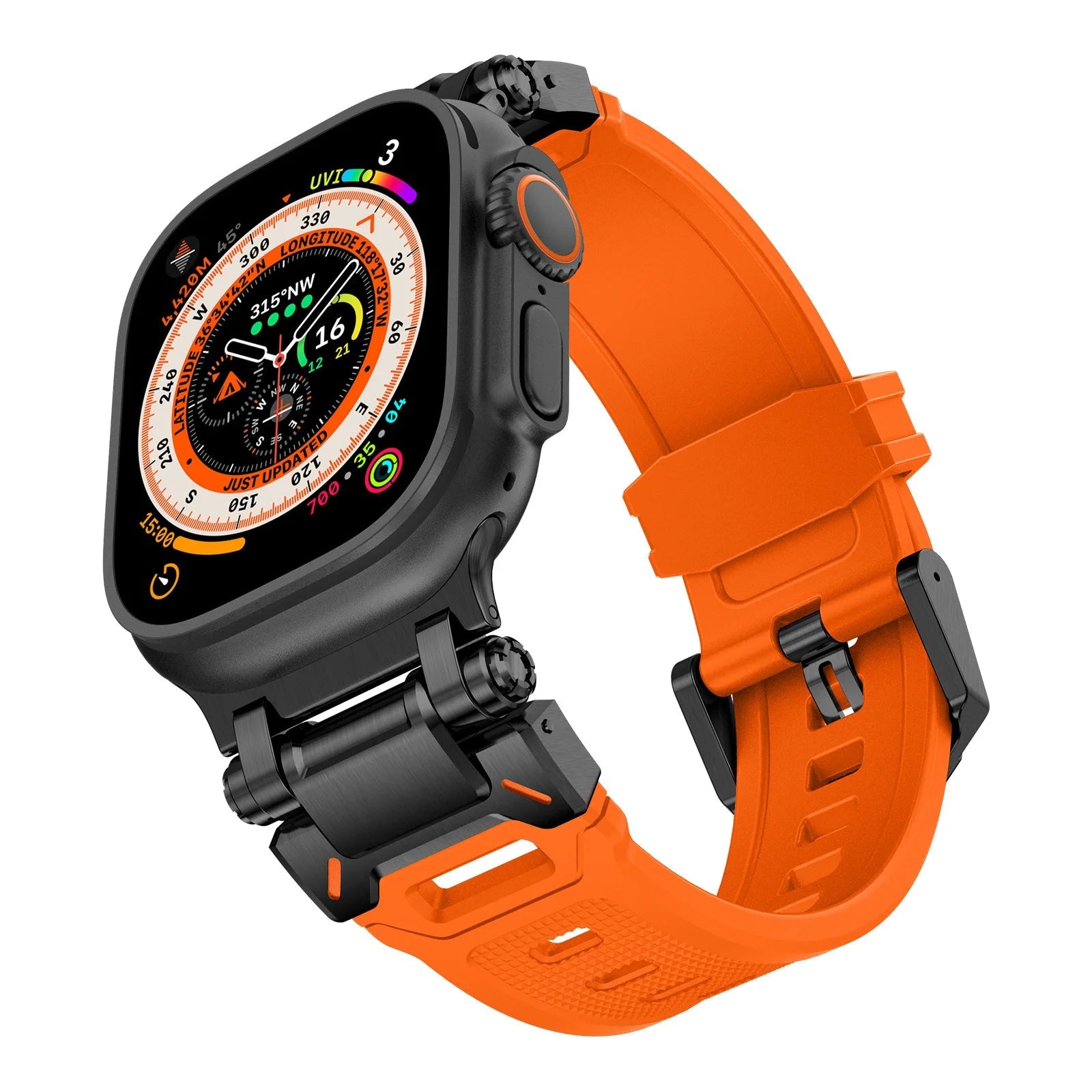Aegis | Bracelet Silicone & Titane - quickz - it