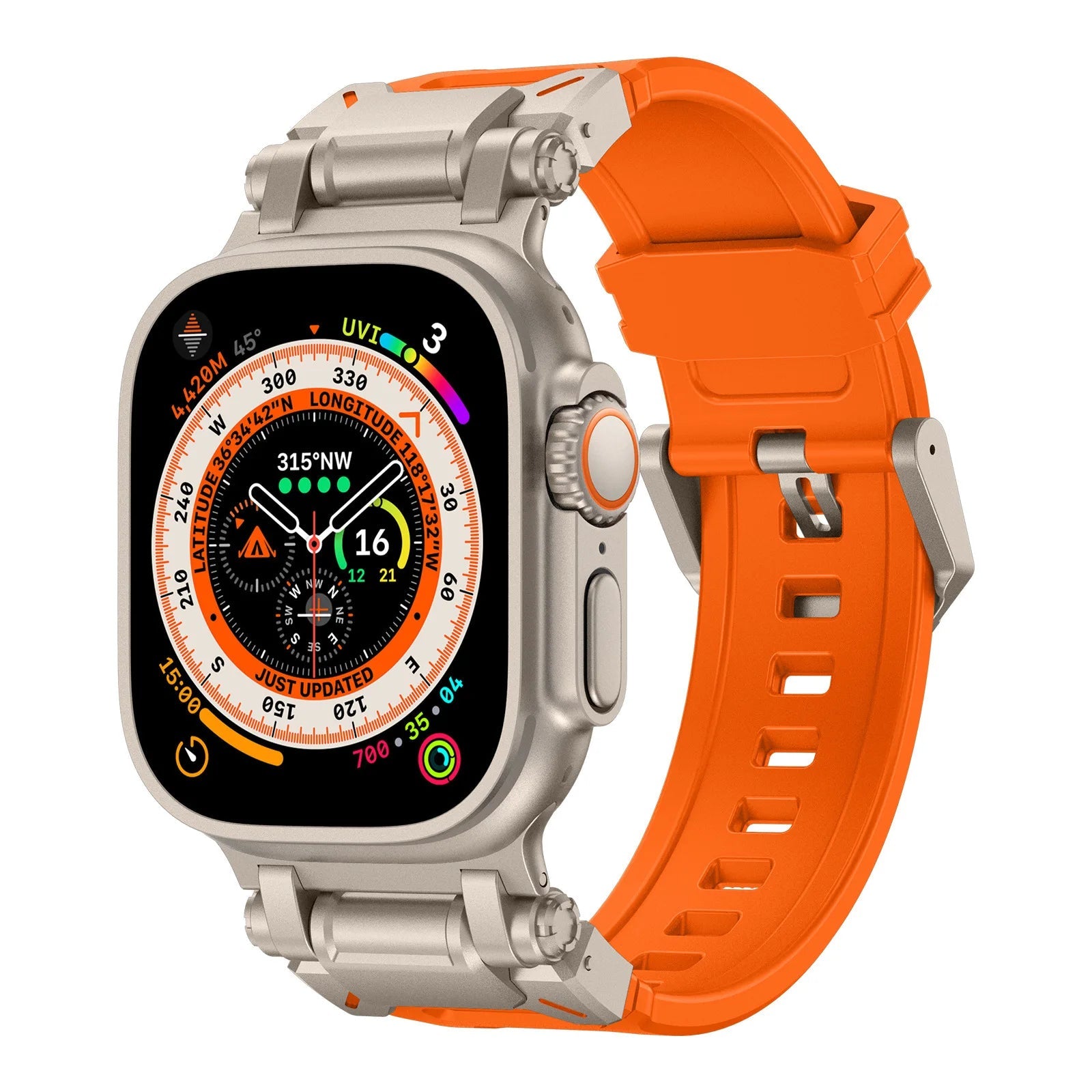 Aegis | Bracelet Silicone & Titane - quickz - it