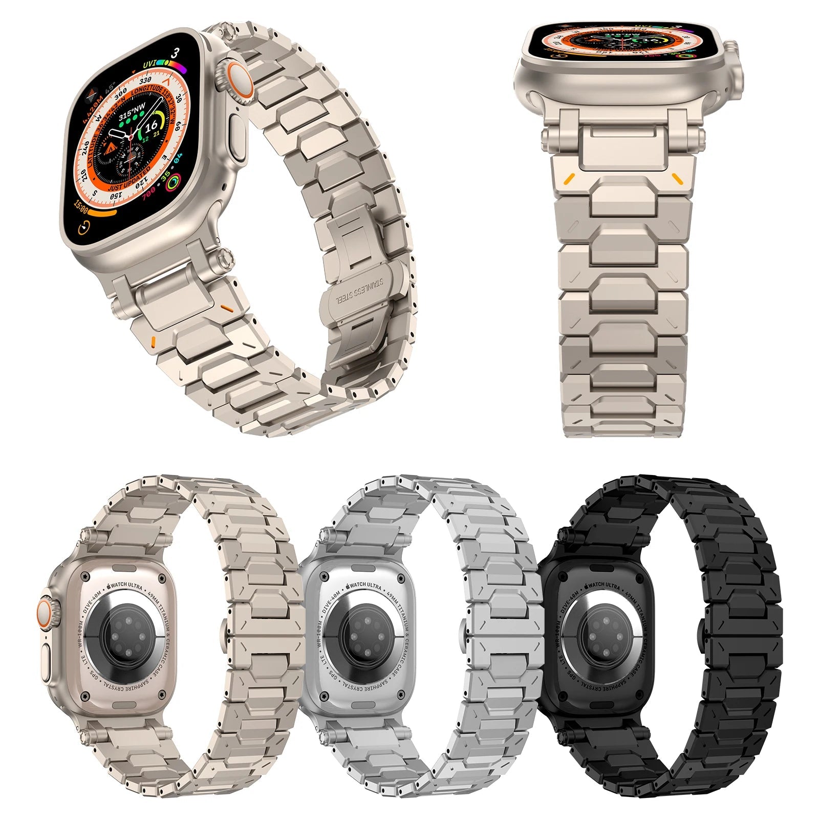 Bastion | Bracelet Acier & Titane - quickz - it