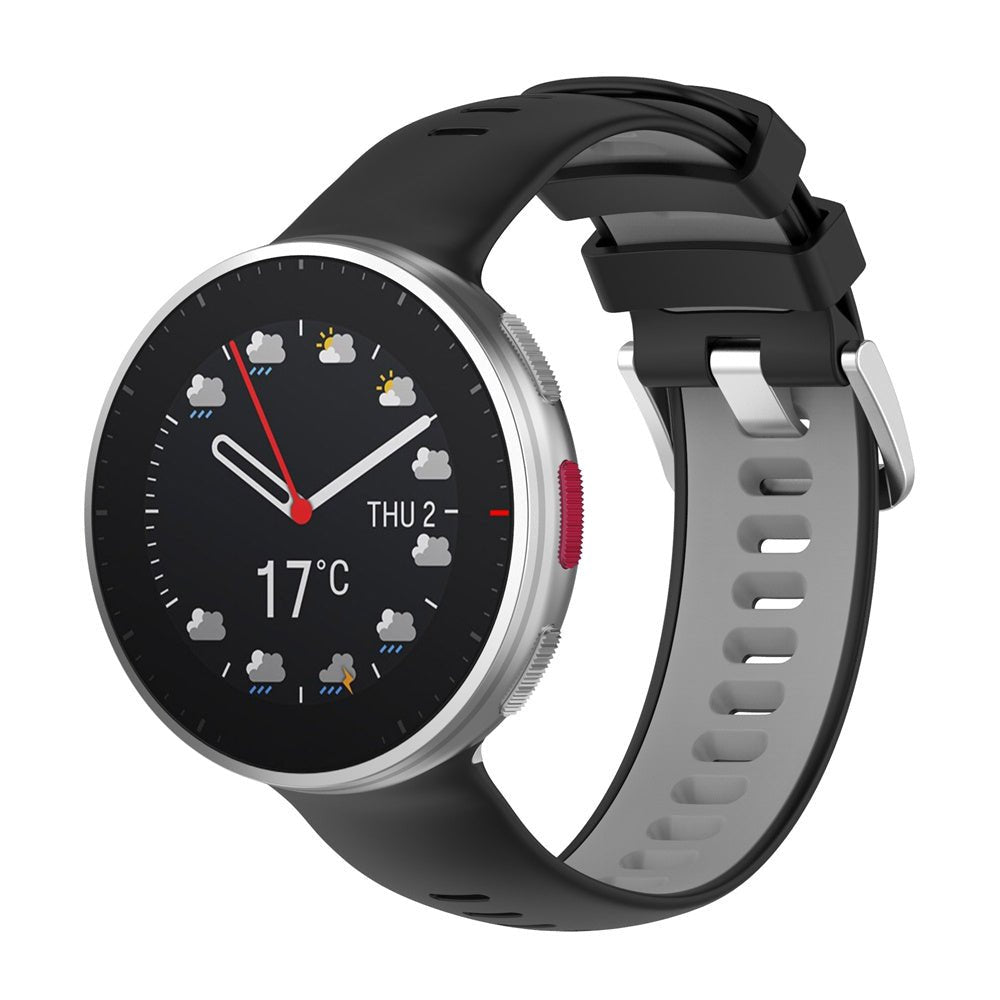 Bracelet Polar | Vantage V2 (Silicone / Cadran Argent) - quickz - it