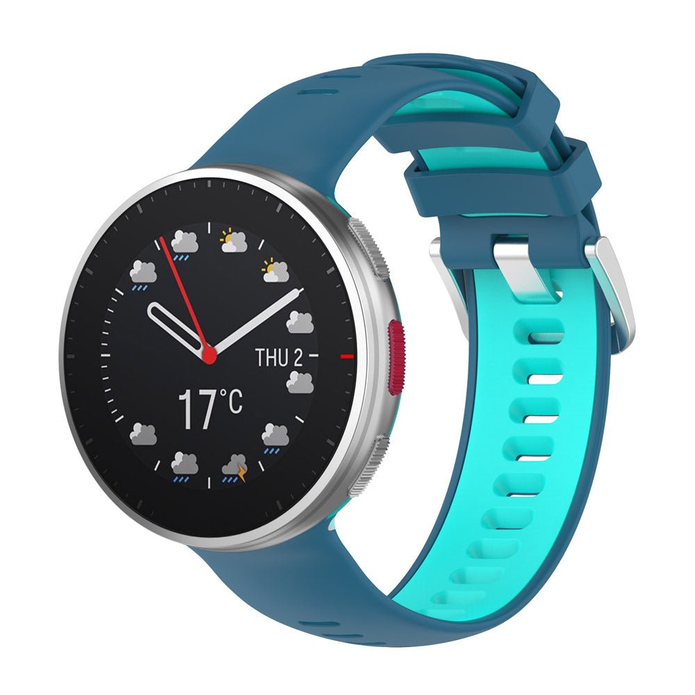 Bracelet Polar | Vantage V2 (Silicone / Cadran Argent) - quickz - it