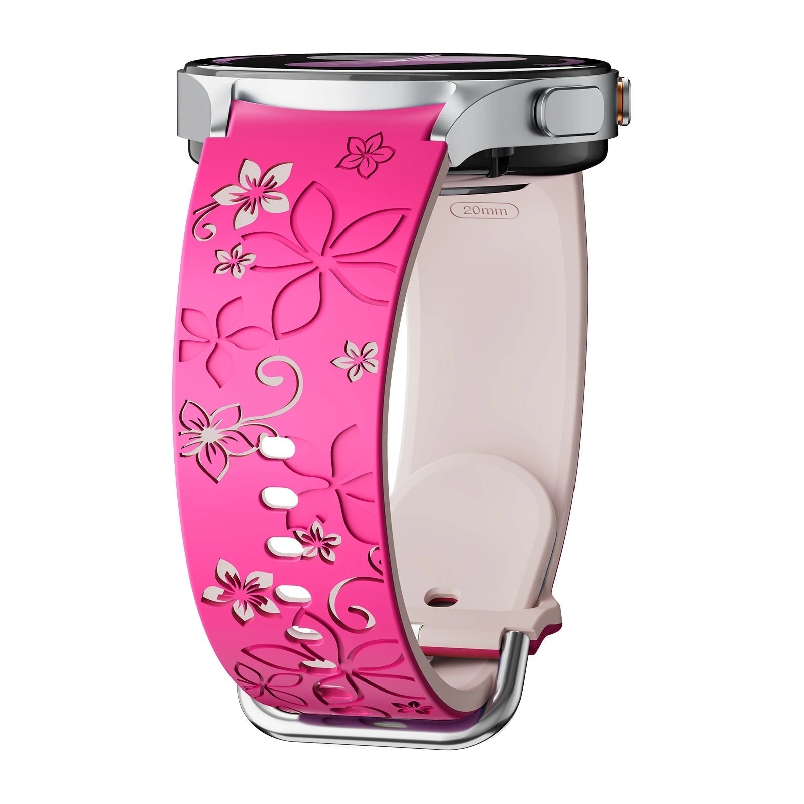 Bracelet pour Samsung | 20mm (Silicone féminin) - quickz - it