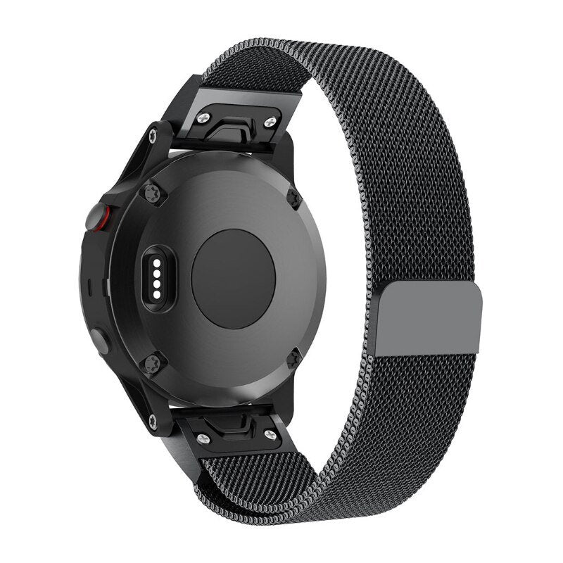 Bracelet Quick - Fit | 26mm (Acier inoxydable magnétique) - Noir - quickz - it