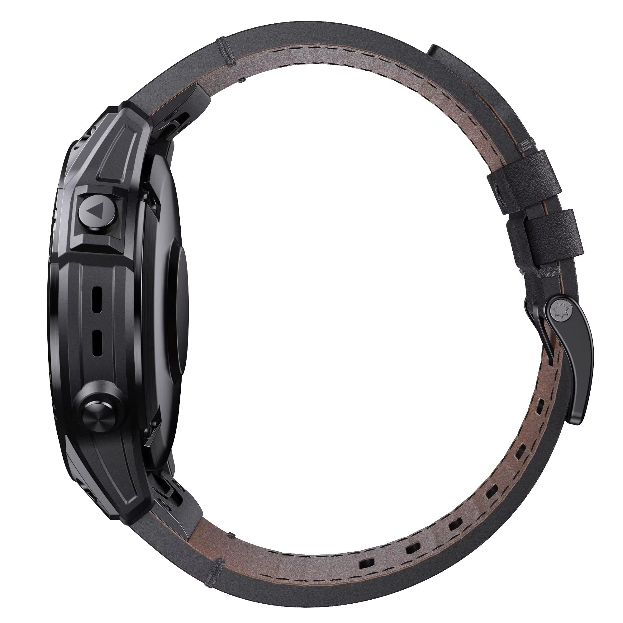 Bracelet Quick - Fit | 26mm (Cuir performance) - Noir - quickz - it