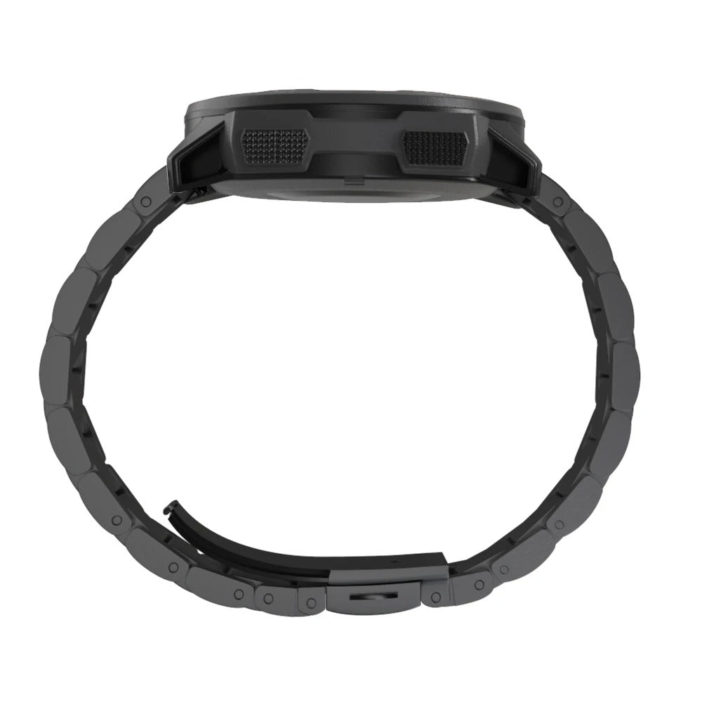 Bracelet Quick - Release | 22mm (Acier inoxydable à maillon) - 2 couleurs - quickz - it