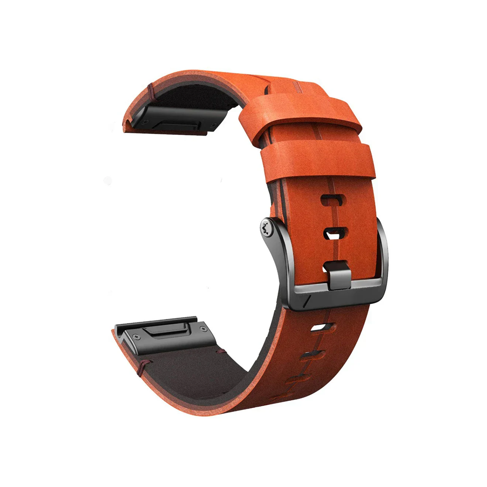 Bracelet Quick-Fit | 26mm (Cuir véritable et titane) - 2 couleurs