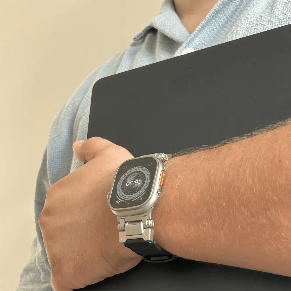 Eternel | Bracelet Cuir & Titane - quickz - it