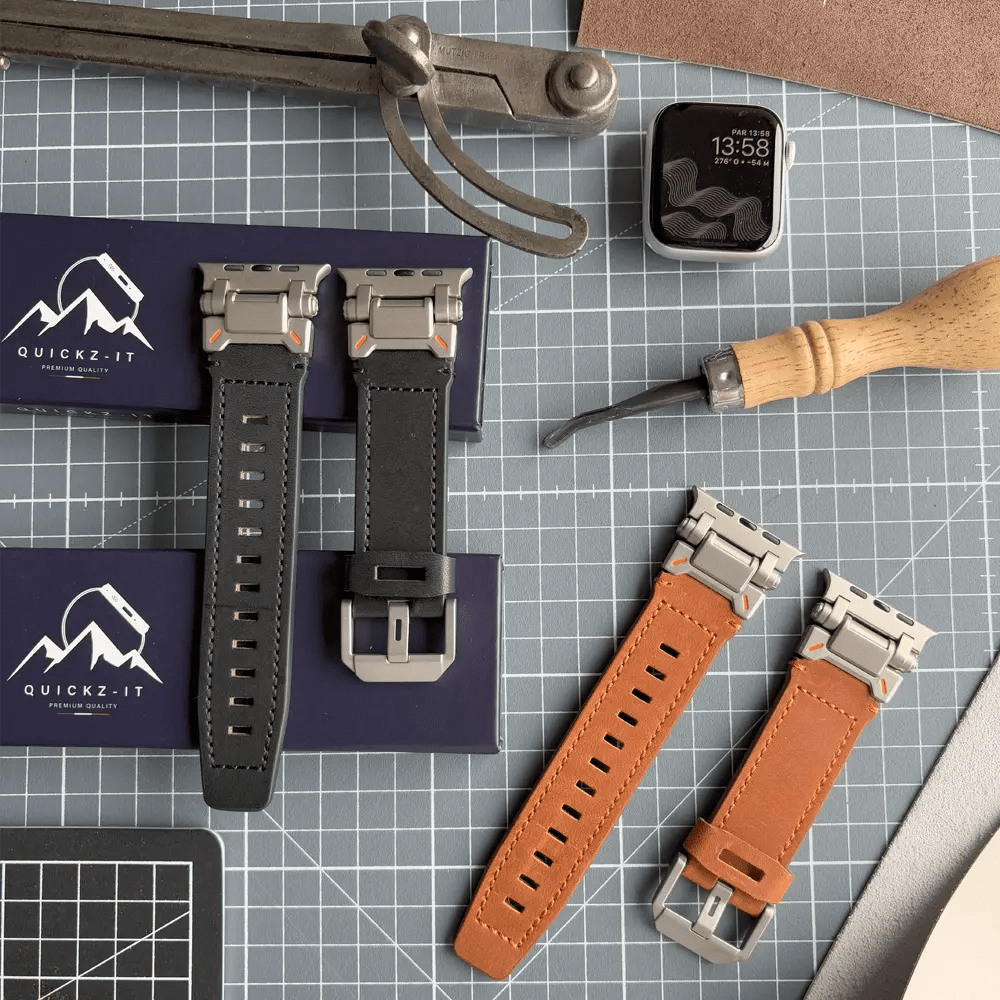 Eternel | Bracelet Cuir & Titane - quickz - it