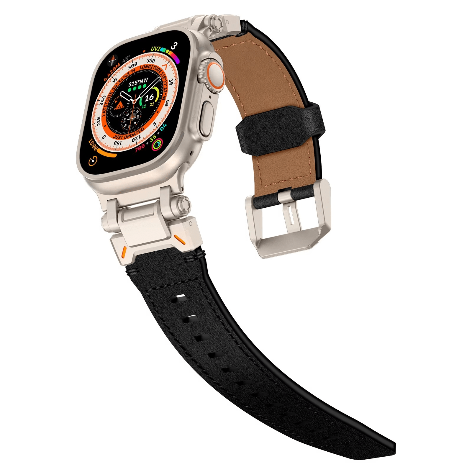 Eternel | Bracelet Cuir & Titane - quickz - it