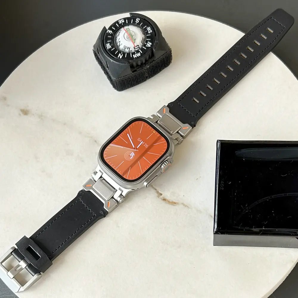 Eternel | Bracelet Cuir & Titane - quickz - it