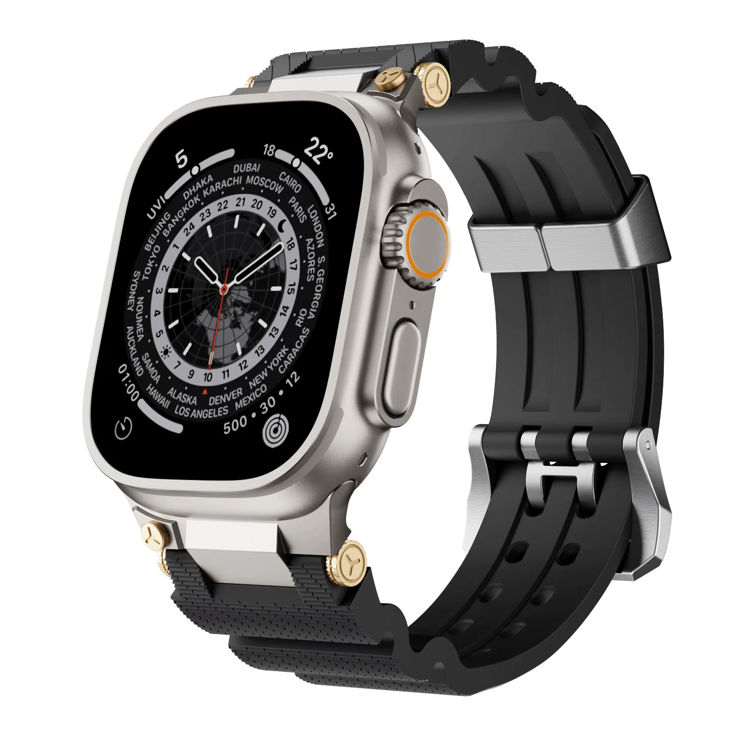 Graal | Bracelet Silicone & Plaqué Or - quickz - it