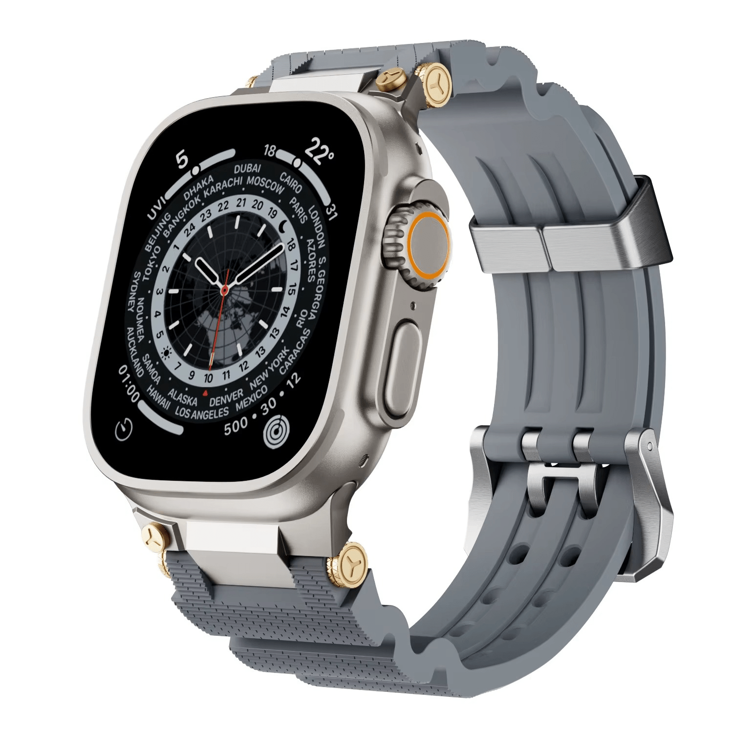 Graal | Bracelet Silicone & Plaqué Or - quickz - it