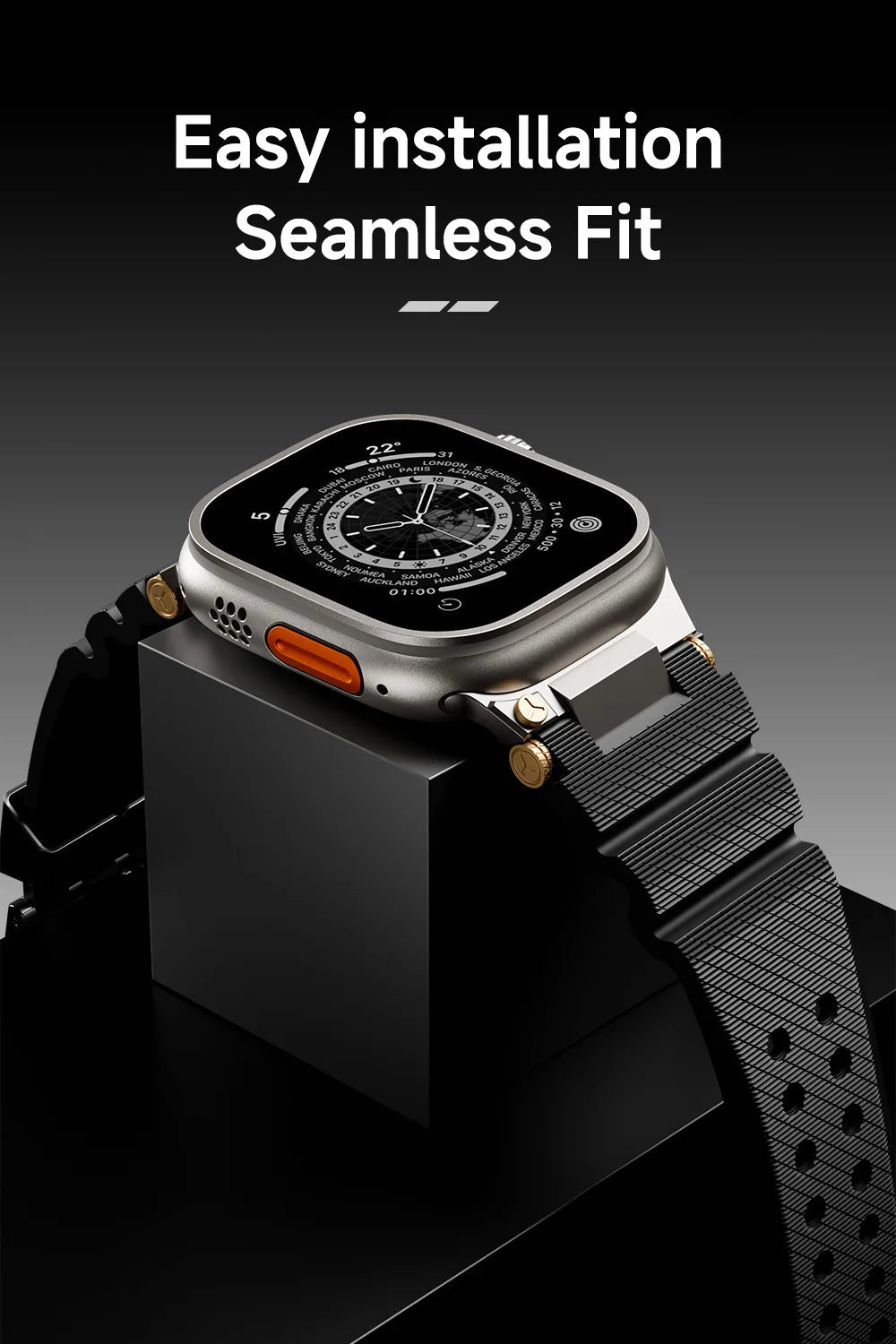 Graal | Bracelet Silicone & Plaqué Or - quickz - it