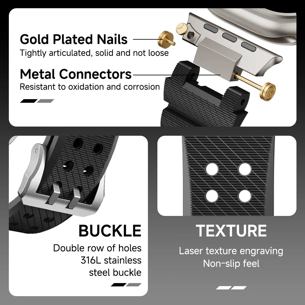 Graal | Bracelet Silicone & Plaqué Or - quickz - it