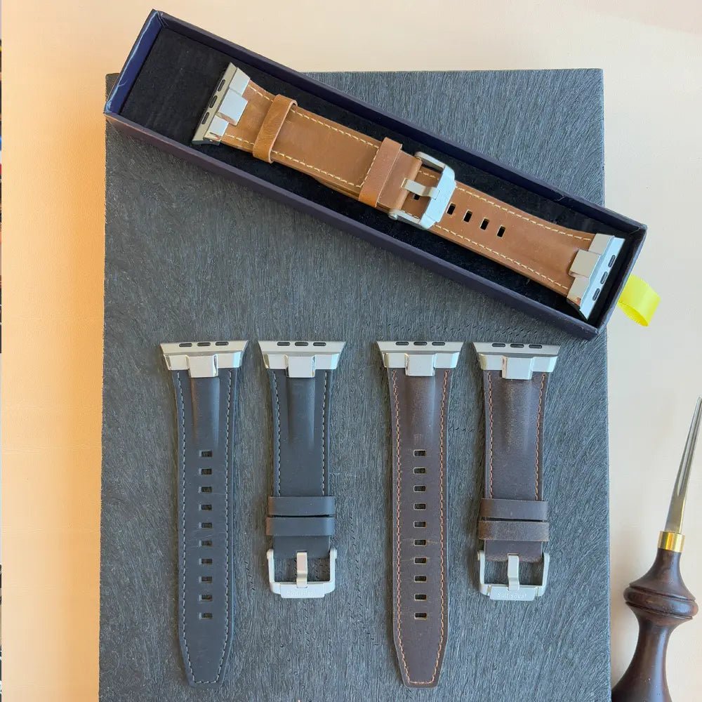 Legend | Bracelet Cuir & Titane - quickz - it