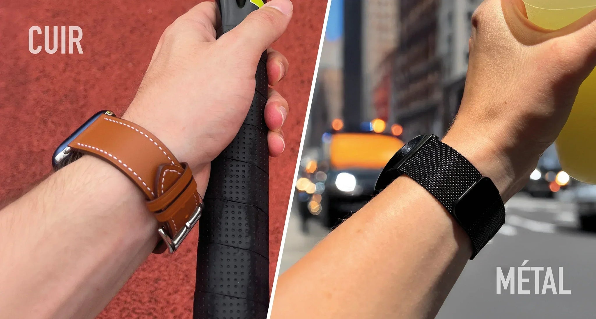Bracelet Apple Watch cuir ou métal : comment bien choisir en 2025 ? - quickz-it