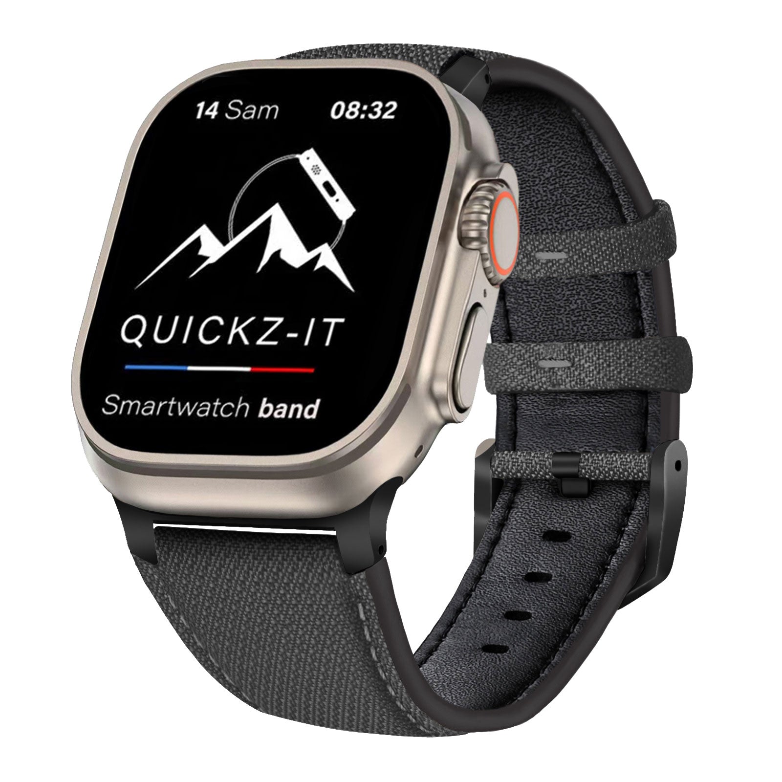 Crossgrain | Bracelet Cuir & Nylon