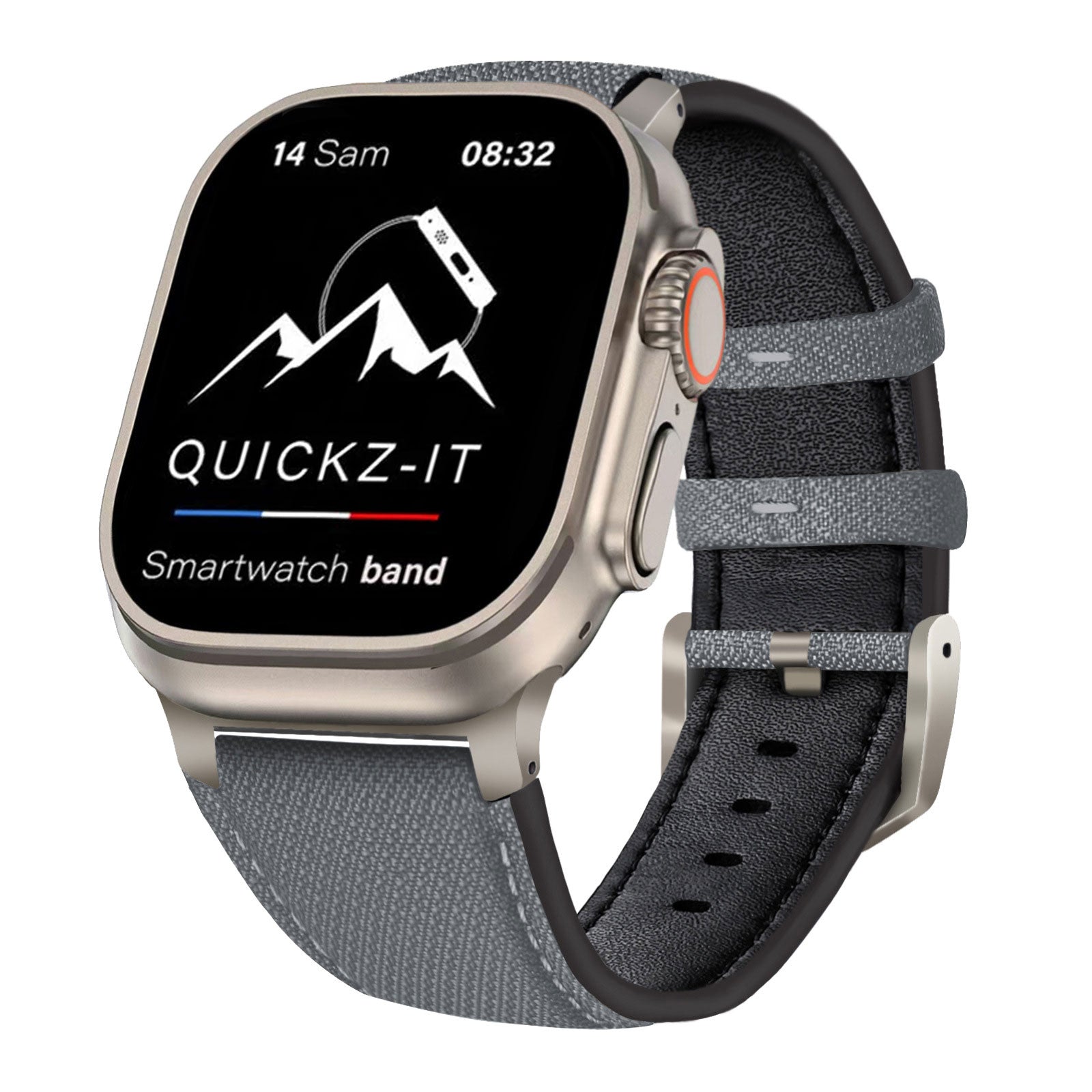 Crossgrain | Bracelet Cuir & Nylon