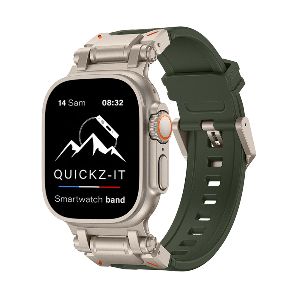 Aegis | Bracelet Silicone & Titane