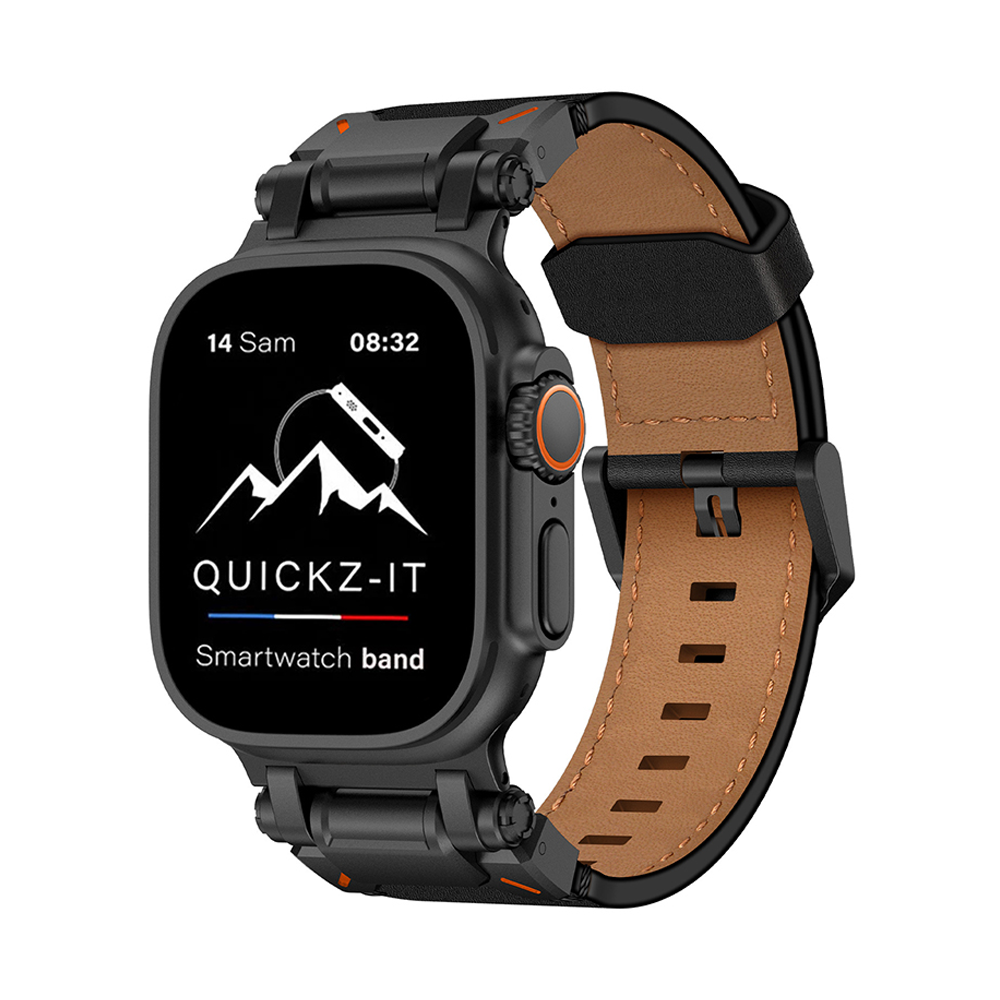 Eternel | Bracelet Cuir & Titane