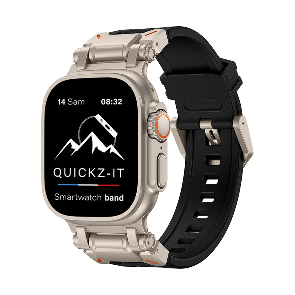 Aegis | Bracelet Silicone & Titane