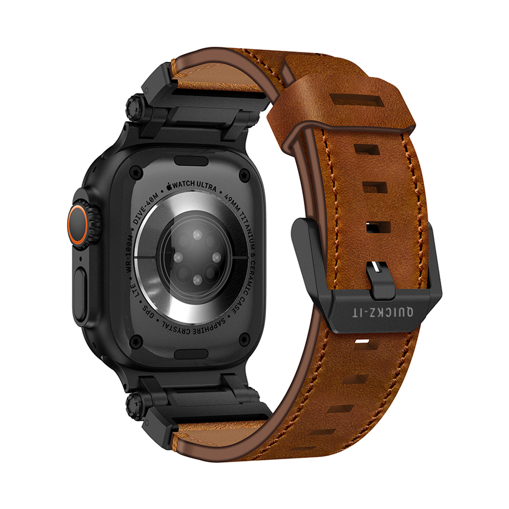 Eternel | Bracelet Cuir & Titane