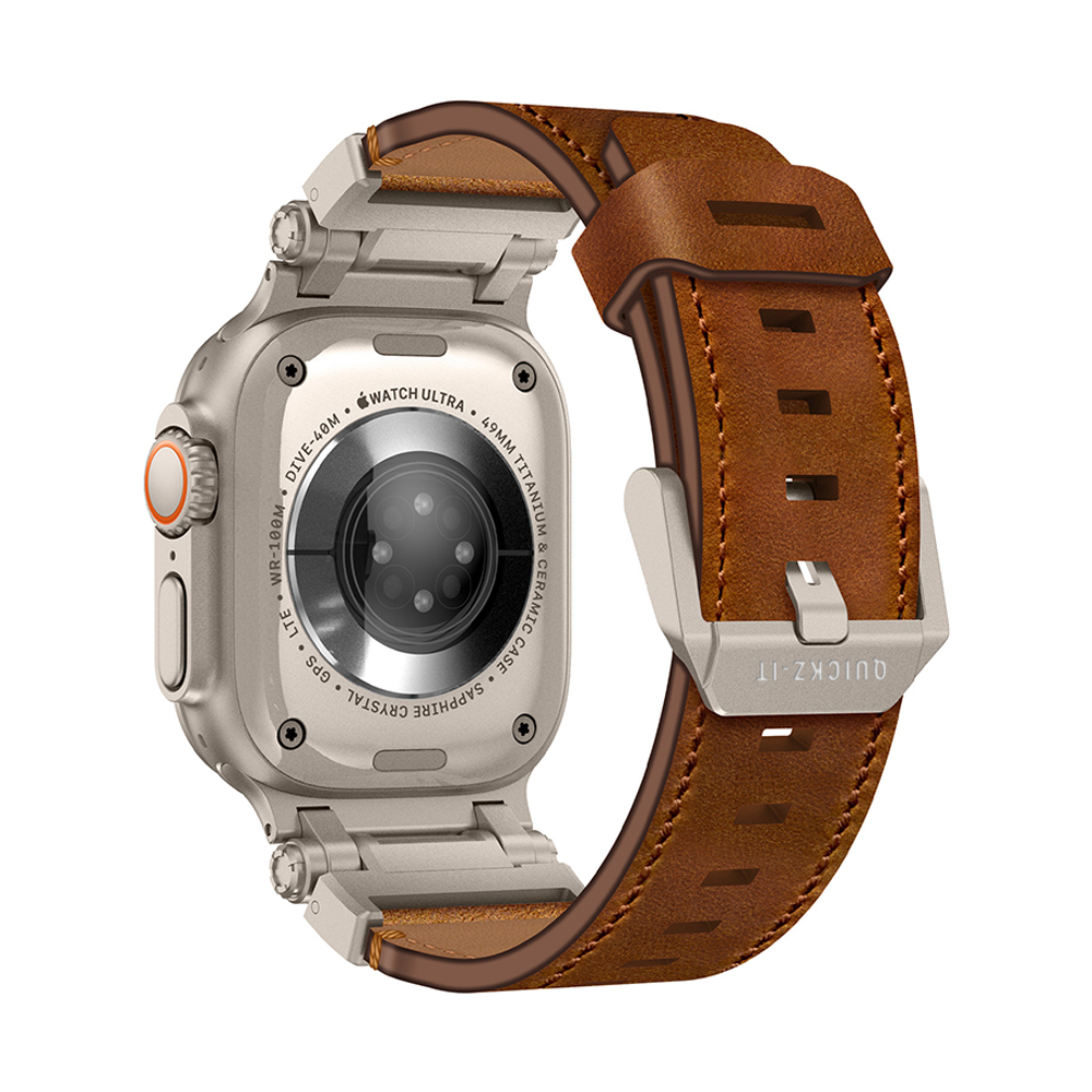 Eternel | Bracelet Cuir & Titane