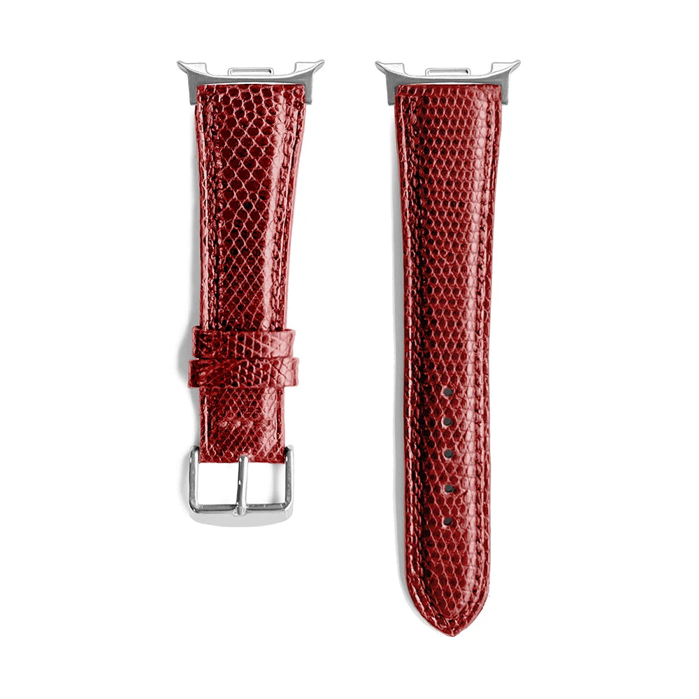 L'exotique - Bracelet Samsung | Galaxy Watch 8 (Cuir véritable lézard)