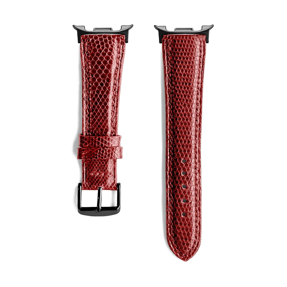L'exotique - Bracelet Samsung | Galaxy Watch 8 (Cuir véritable lézard)
