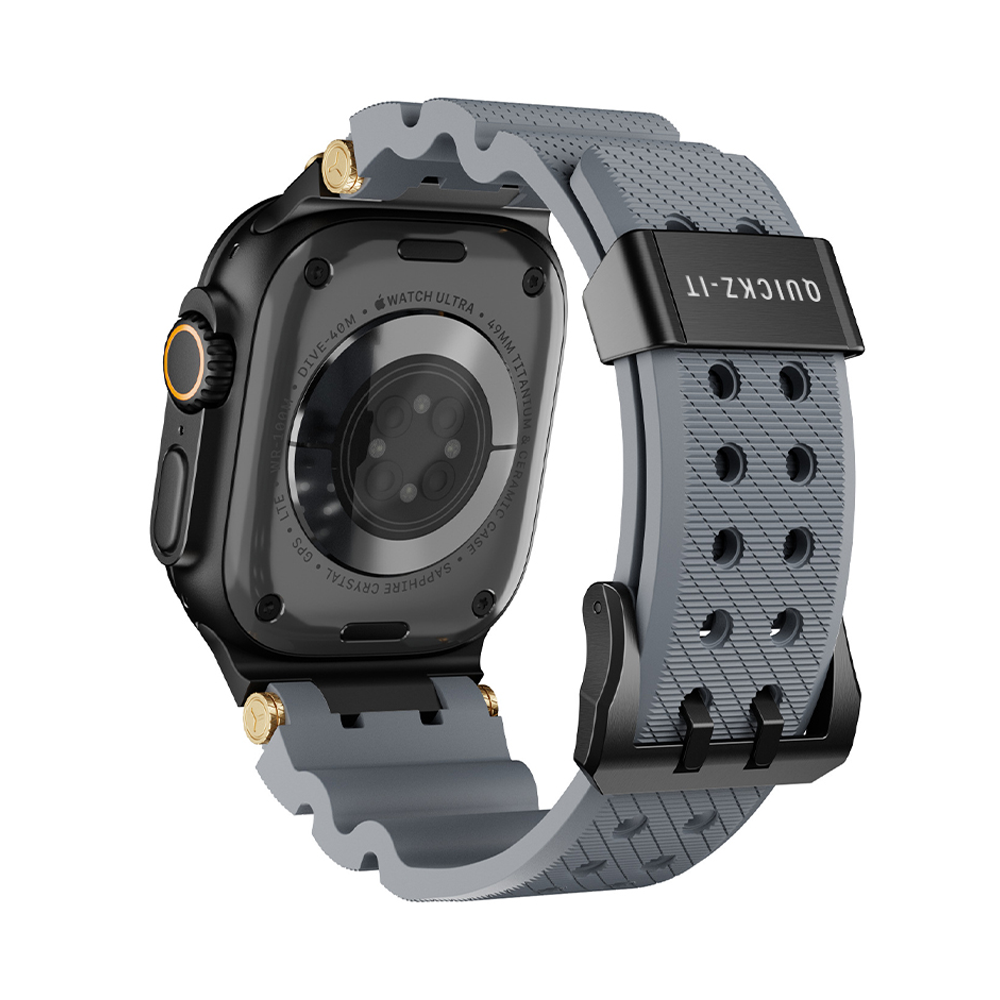 Graal | Bracelet Silicone & Plaqué Or