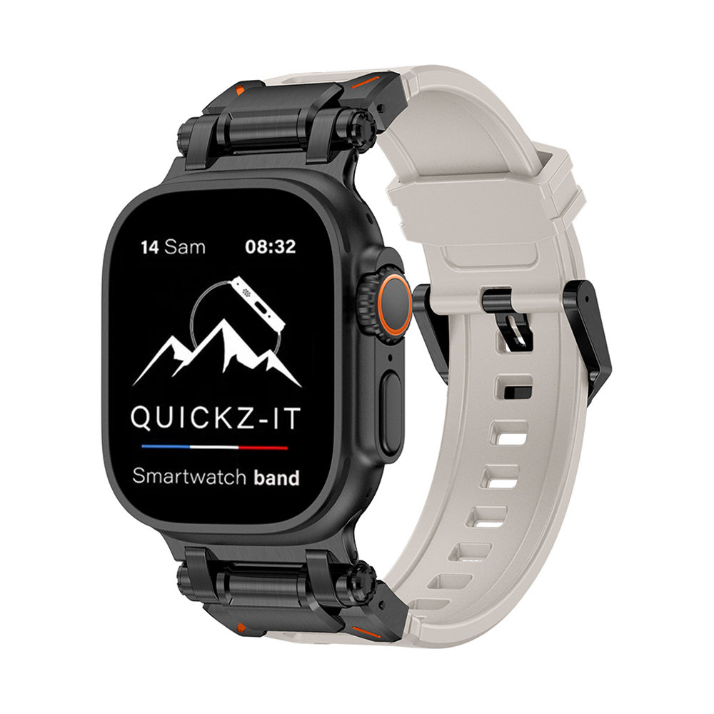 Aegis | Bracelet Silicone & Titane