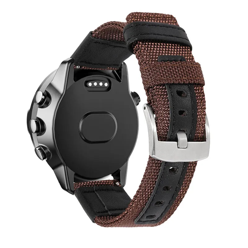 Bracelet Suunto | 24mm (Nylon tressé & Cuir) - 5 coloris