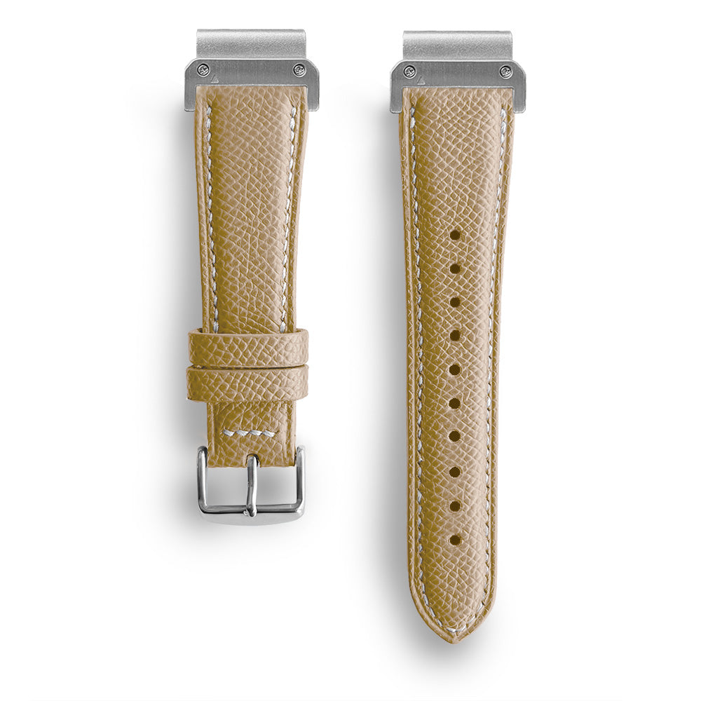 Le Chromatique - Bracelet Quick-Fit | 22mm (Cuir véritable grainé)